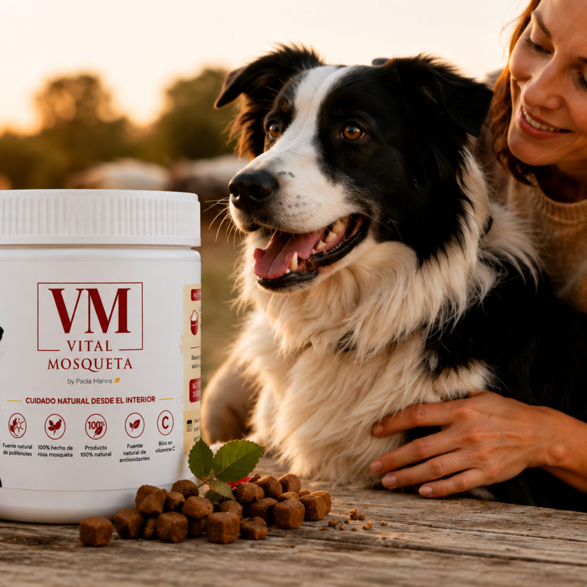 Rosa mosqueta para perros: para qué sirve