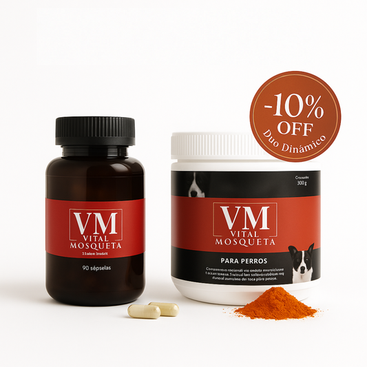 Pack Dúo Dinámico / Pack rosa mosqueta perros + humanos 10% OFF - VitalMosqueta