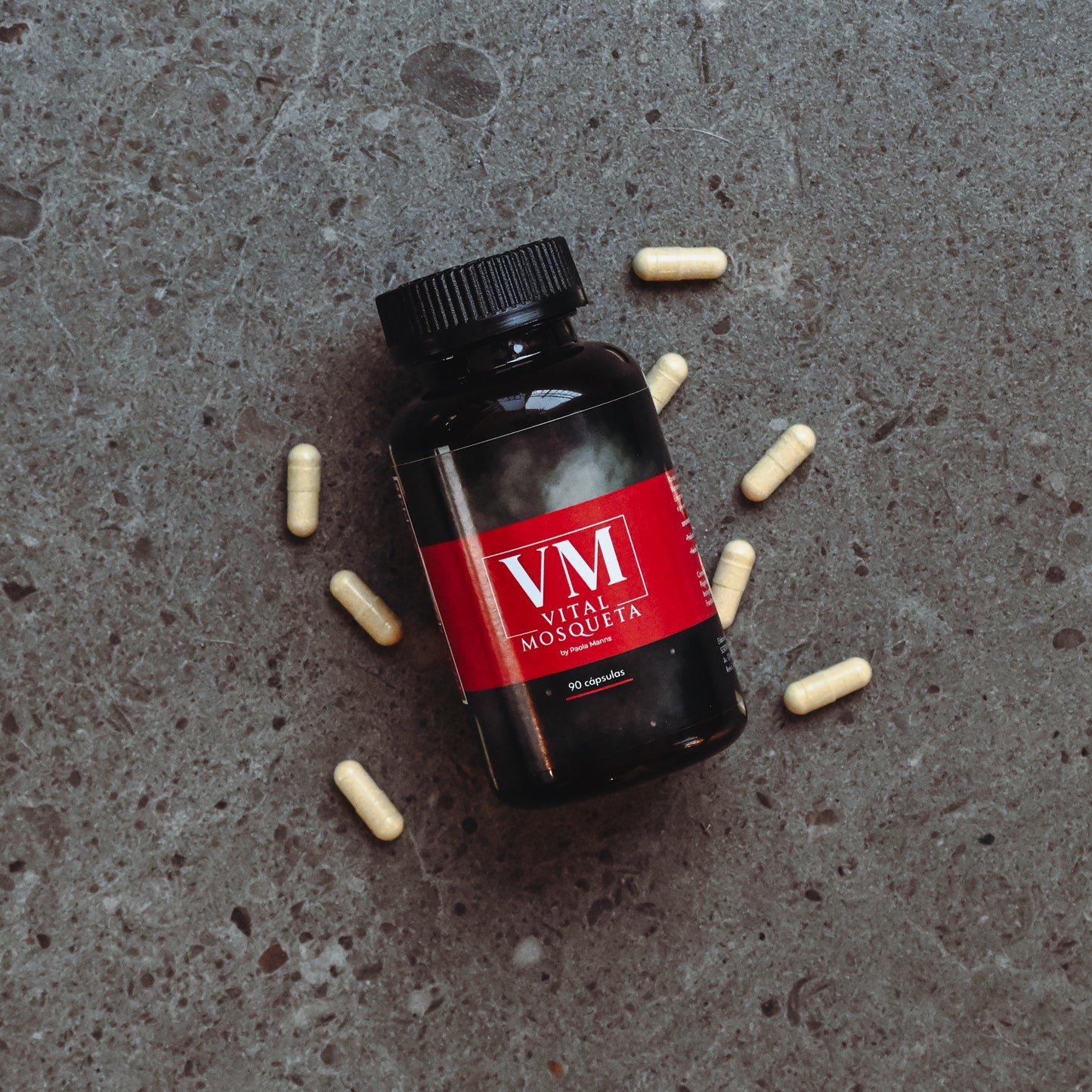 Cápsulas de rosa mosqueta para humanos 147 grs. | Para salud articular | VitalMosqueta 🌹