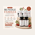 Bundle Familia VitalMosqueta | 3 Perros + 2 Humanos
