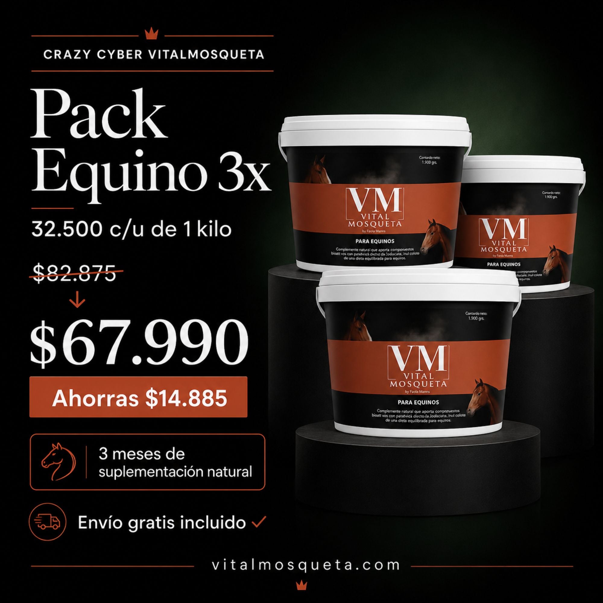 PACK CYBER EQUINO 3X