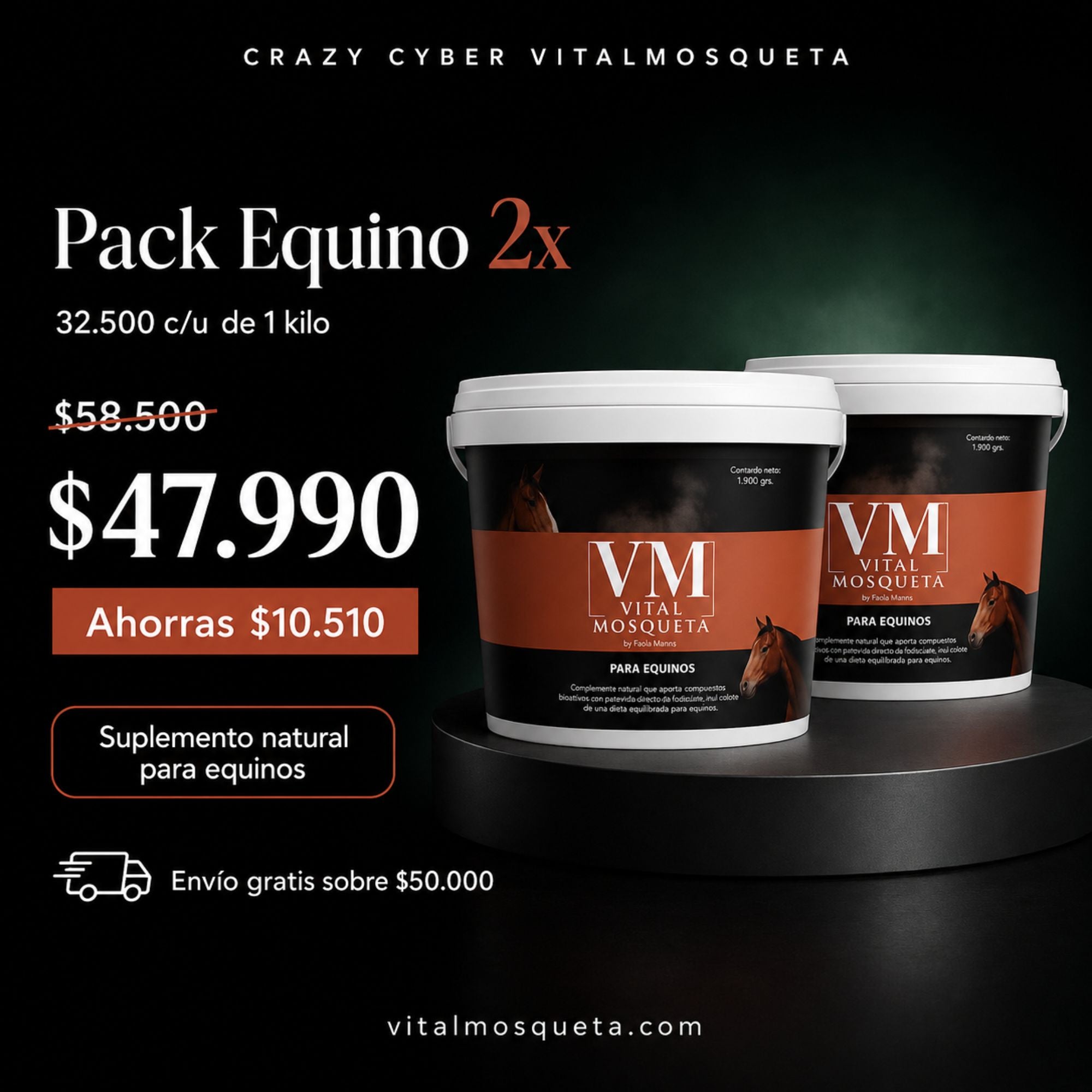 PACK CYBER EQUINO 2X